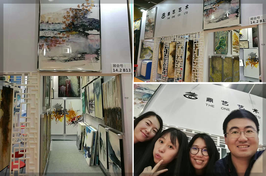 2017年鼎艺艺术参加广州国际家具博览展