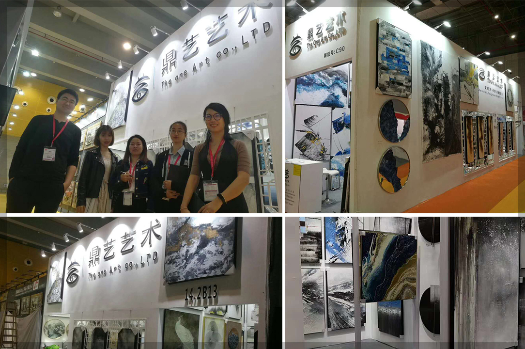 2018年鼎艺艺术参加广州国际家具博览展